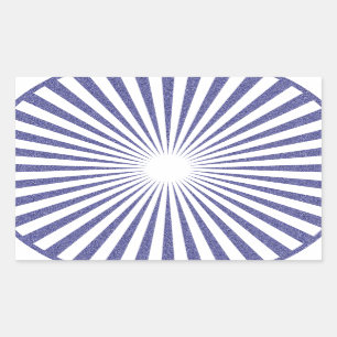Pegatina Rectangular Blanco: