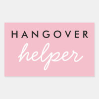 Boda auxiliar de resaca Bachelorette Favor Pegatin