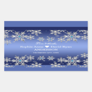 Pegatina Rectangular Boda Crystals Pearls