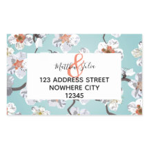 Boda o compromiso de la flor de cerezo blanco