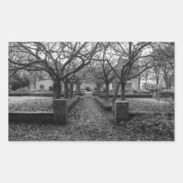 Pegatina Rectangular Bolling Hall Grounds, Bradford