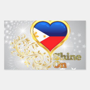 Pegatina Rectangular Brillar En Filipinas