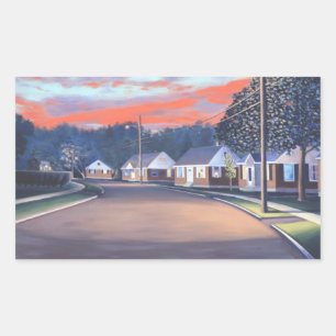 Pegatina Rectangular Brillo de los tragaluces de 1997