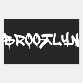 PEGATINA RECTANGULAR BROOKLYN