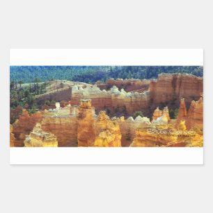 Pegatina Rectangular Bryce Canyon