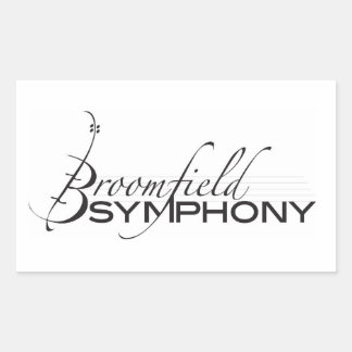 Pegatina rectangular BSO