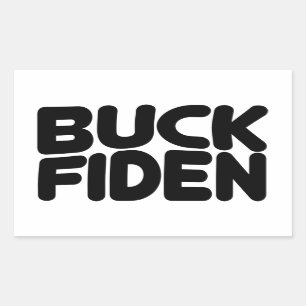 Pegatina Rectangular Buck Fiden