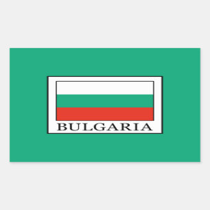 Pegatina Rectangular Bulgaria