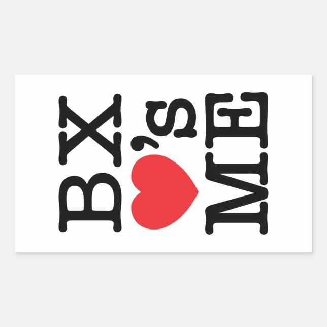 Pegatina Rectangular BX Verde soy yo (Anverso)