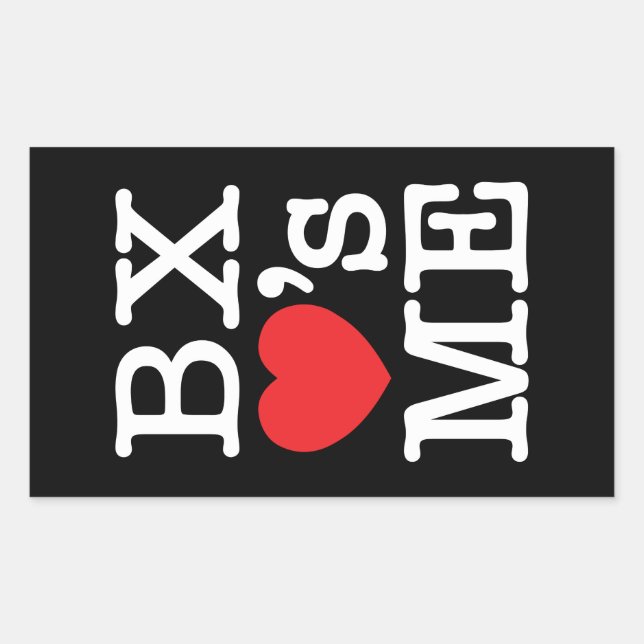 Pegatina Rectangular BX Verde soy yo (Anverso)
