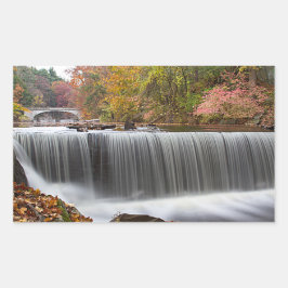 Pegatina Rectangular Caída de otoño en Vanderbuild