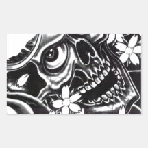 Calavera de tatuaje japonesa