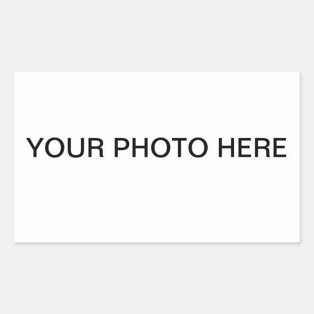 Pegatina Rectangular Calcomanías personalizadas hechas por ti mismo (Anverso)
