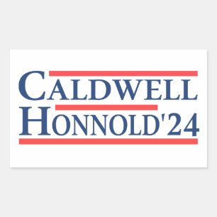 Pegatina Rectangular Caldwell Honnold 2024