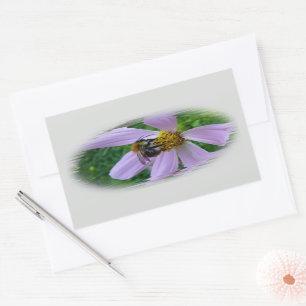 Pegatina Rectangular Calor de verano