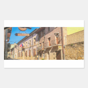 Pegatina Rectangular Camino de Santiago