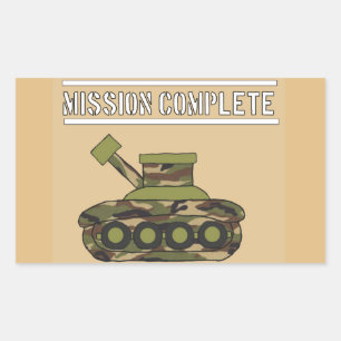 Pegatina Rectangular Camo Camouflage Fiesta de la Armada