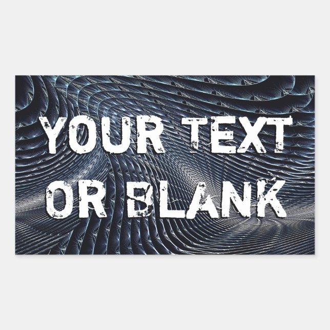 Pegatina Rectangular Camuflaje anti-vigilancia #1 (Anverso)