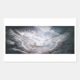 Pegatina Rectangular Canción Angel