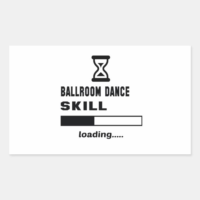 Pegatina Rectangular Capacidad de baile en sala de baile Carga...... (Anverso)