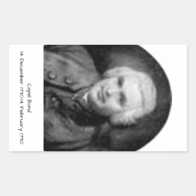 Pegatina Rectangular Capel Bond (Anverso)