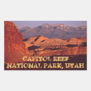 Pegatina Rectangular Capitol Reef NP