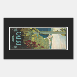 Pegatina Rectangular Capri