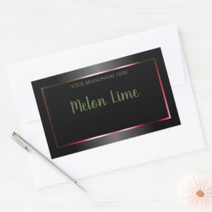 Pegatina Rectangular Captura de ojos Etiquetas de embalaje de producto 