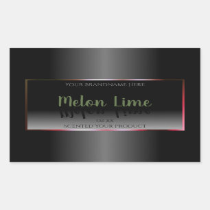 Pegatina Rectangular Captura de ojos Etiquetas de embalaje de producto 