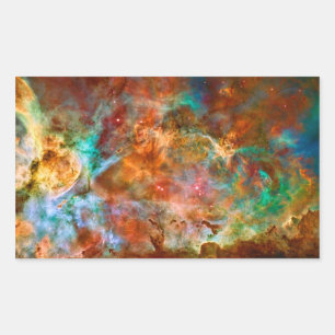 Pegatina Rectangular Carina Nebula en constelación de Argo Navis