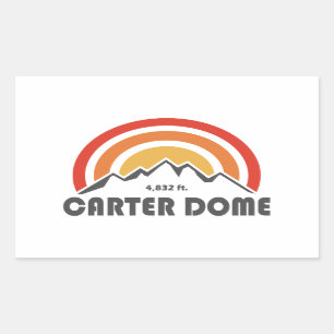 Pegatina Rectangular Carter Dome New Hampshire