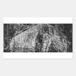 Pegatina Rectangular casa de vida