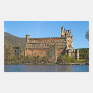 Pegatina Rectangular Castillo Bannerman
