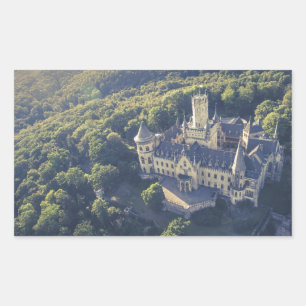 Pegatina Rectangular Castillo de Fairytale