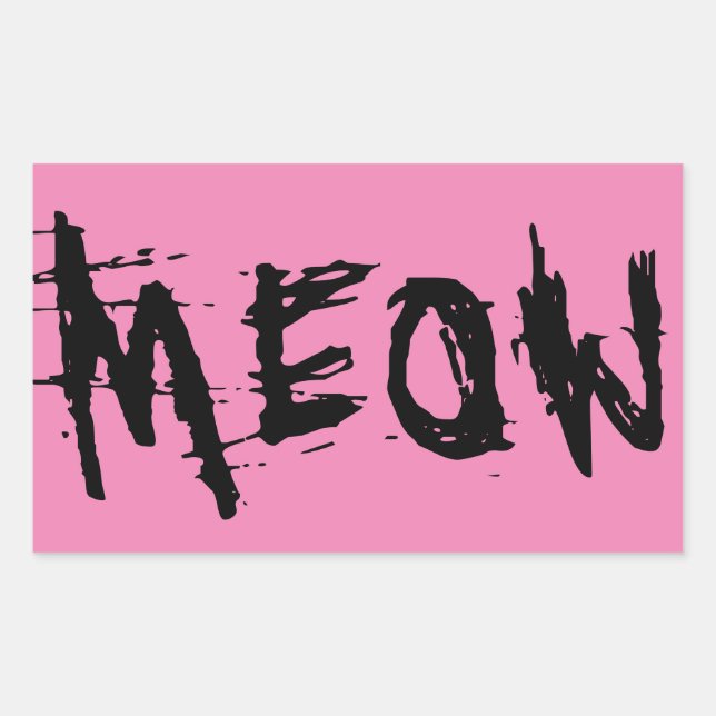 Pegatina Rectangular Cat Lover, pegatinas del Ministerio del Interior (Anverso)