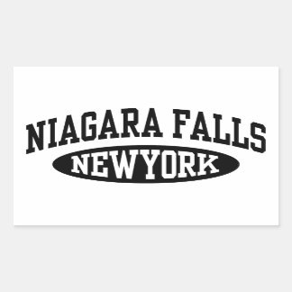Pegatina Rectangular Cataratas del Niágara Nueva York