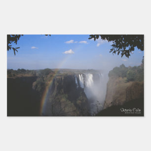 Pegatina Rectangular Cataratas Victoria 2