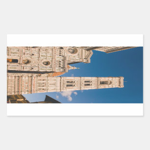 Pegatina Rectangular Catedral de Florencia