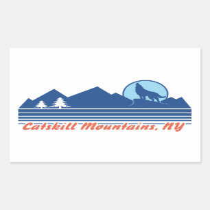 Pegatina Rectangular Catskill Mountains NY