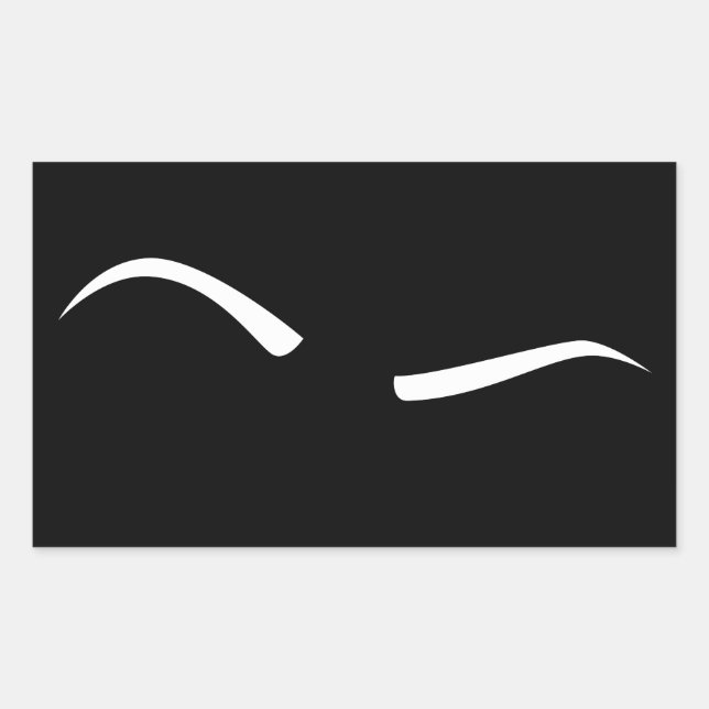 Pegatina Rectangular Cebolla amarilla elevada (blanca) (Anverso)