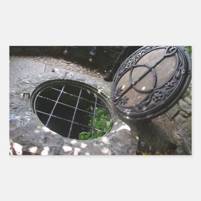 Pegatina Rectangular Chalice Wellhead (Anverso)