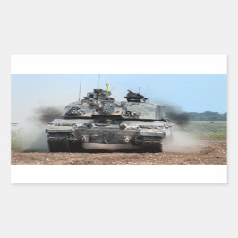 Pegatina Rectangular Challenger 2