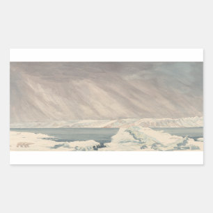 Pegatina Rectangular Charles Hamilton Smith - Spitzbergen, Bearing