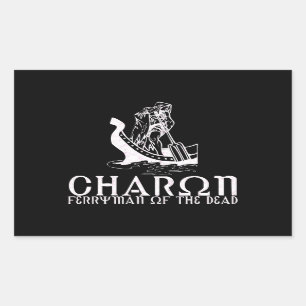 Pegatina Rectangular Charon