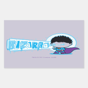 Pegatina Rectangular Chibi Bizarro Arctic Vision