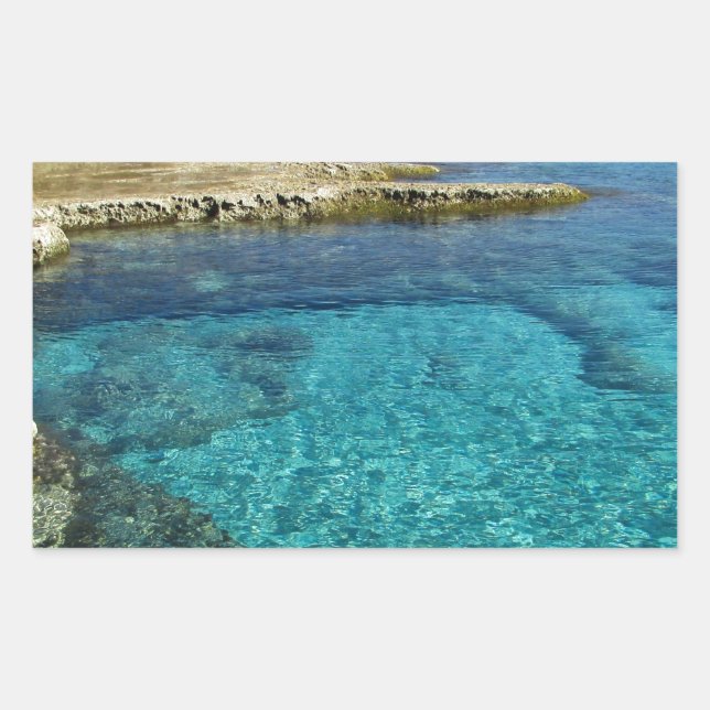 Pegatina Rectangular Chipre (Anverso)