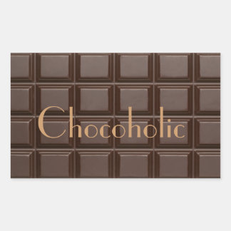 Pegatina rectangular Chocoholate Chocolate Bar