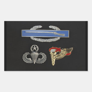 Pegatina Rectangular CIB Master Airborne Pathfinder