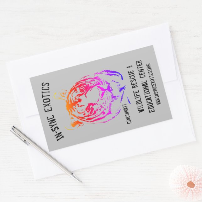 Pegatina Rectangular Cincinnati (Sobre)