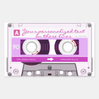 Cinta cassette - rosa -